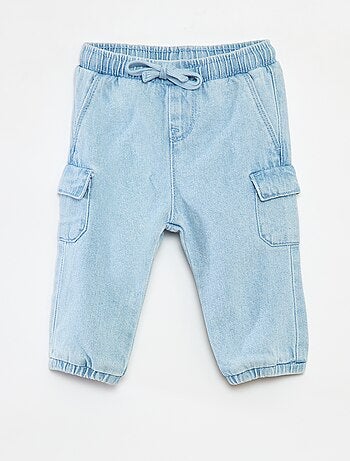 Pantalón de jogging vaquero con bolsillos
