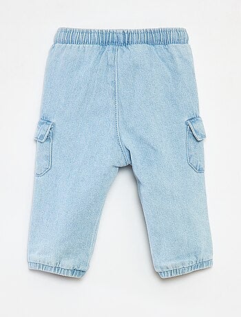 Pantalón de jogging vaquero con bolsillos