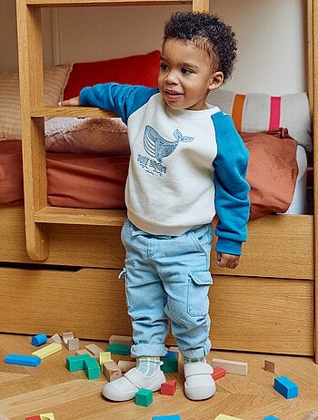 Pantalón de jogging vaquero con bolsillos