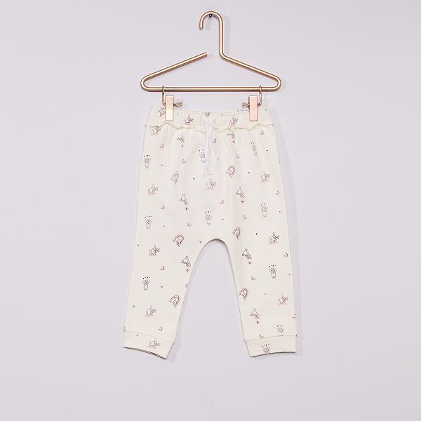 Pantalon De Jogging Winnie Eco Concepcion Bebe Nina Blanco Kiabi 5 00