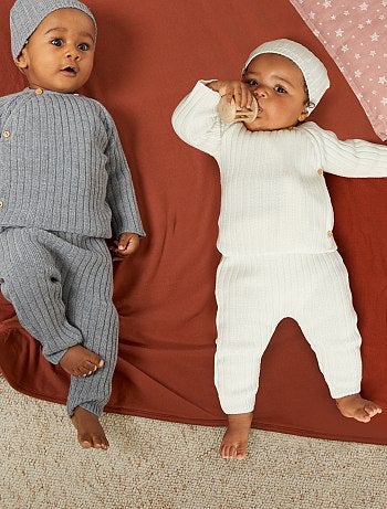 Rebajas Pantalones Bebe Pantalon De Jogging Pantalon De Punto Bebe Nino Talla 6 9m Kiabi