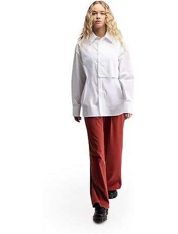 Pantalón de lana mujer mujer aker-w cherry