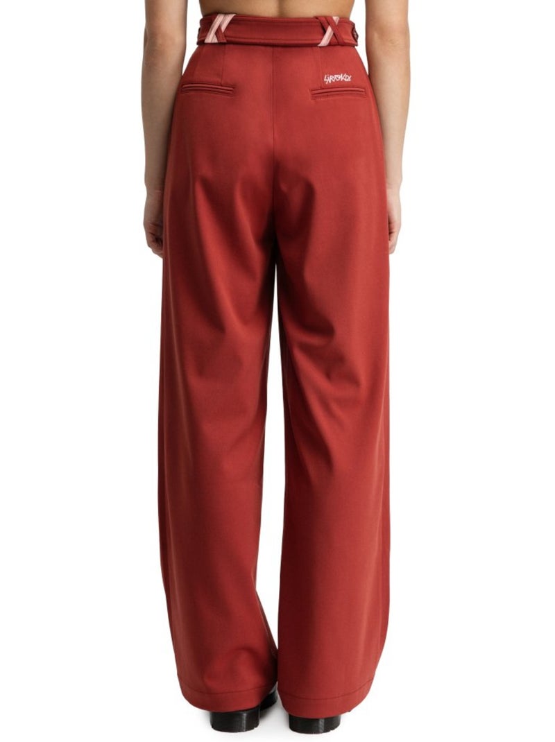 Pantalón de lana mujer mujer aker-w cherry Rojo - Kiabi