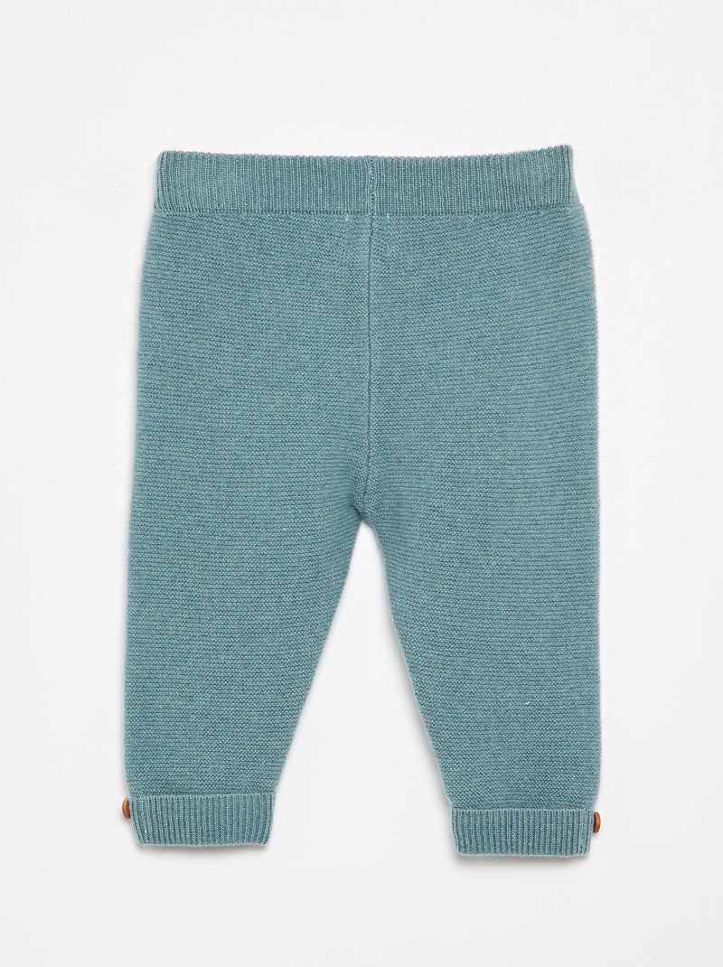 Pantalón de lana y cachemira - premium Azul - Kiabi