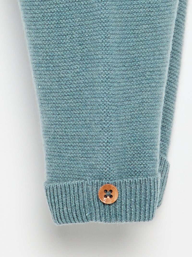 Pantalón de lana y cachemira - premium Azul - Kiabi