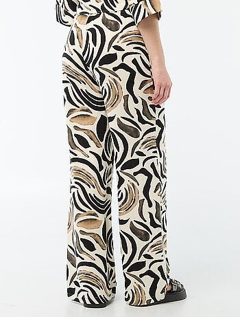 Pantalón de lino con 2 bolsillos