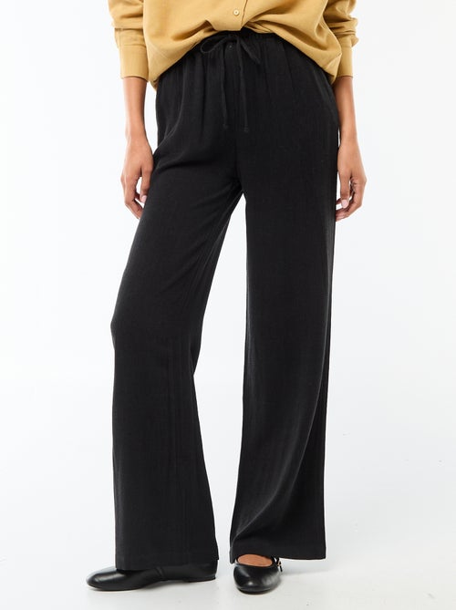 Pantalón de lino con 2 bolsillos - Kiabi