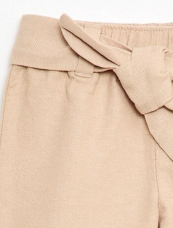 Pantalón de lino mezclado