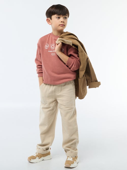 Pantalón de lino mezclado - Kiabi