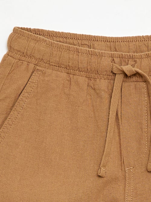 Pantalón de lino mezclado - Kiabi
