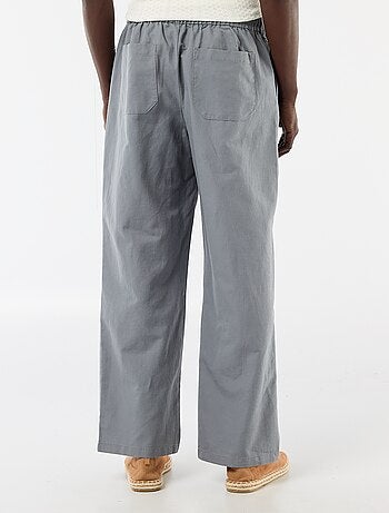 Pantalón de lino mezclado