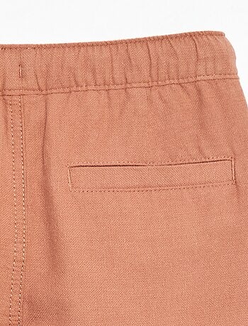 Pantalón de lino mezclado