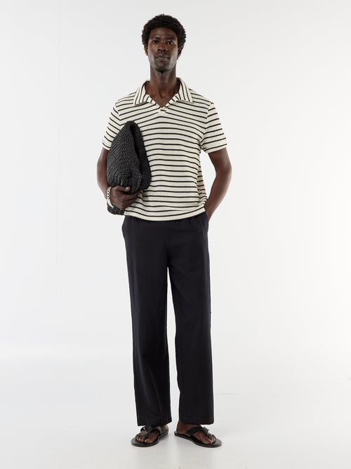 Pantalón de lino mezclado - Kiabi