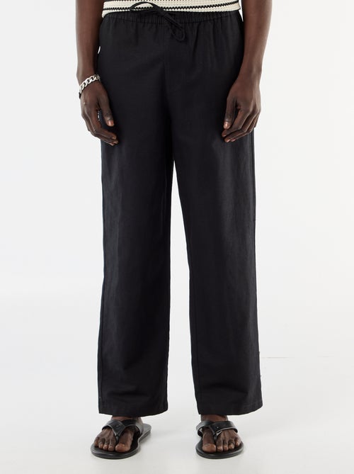 Pantalón de lino mezclado - Kiabi