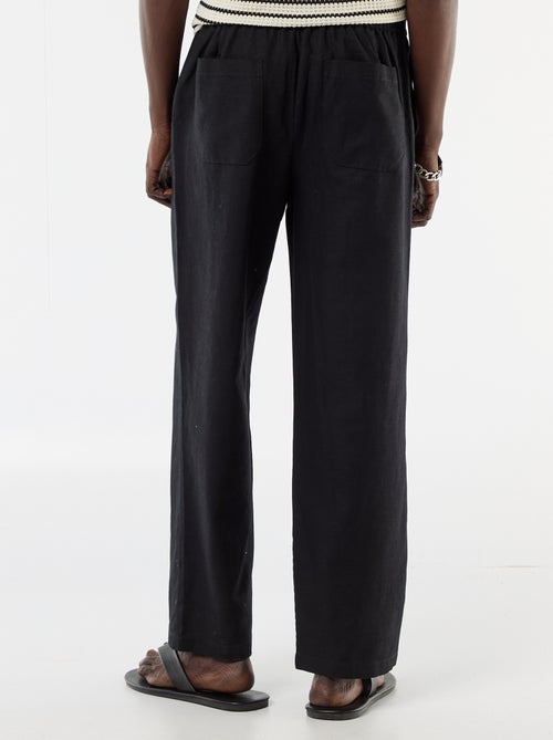 Pantalón de lino mezclado - Kiabi