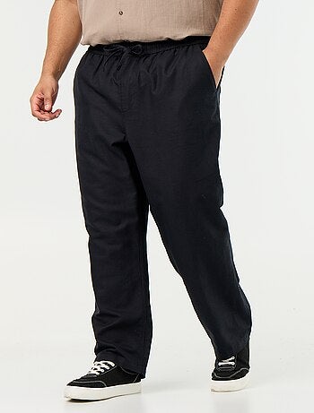 Pantalón de lino mezclado