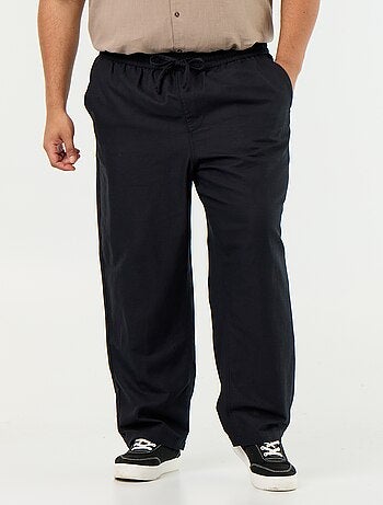 Pantalón de lino mezclado