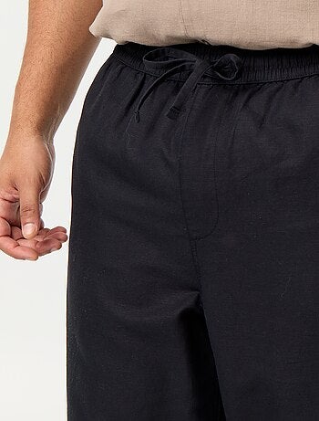 Pantalón de lino mezclado