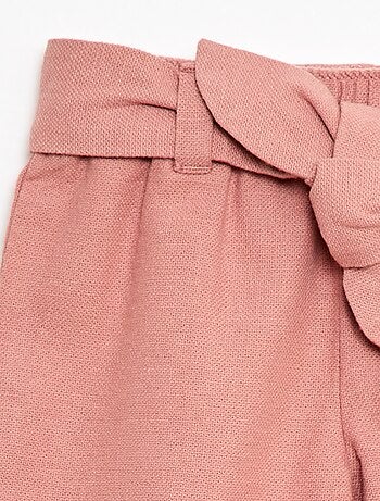 Pantalón de lino mezclado