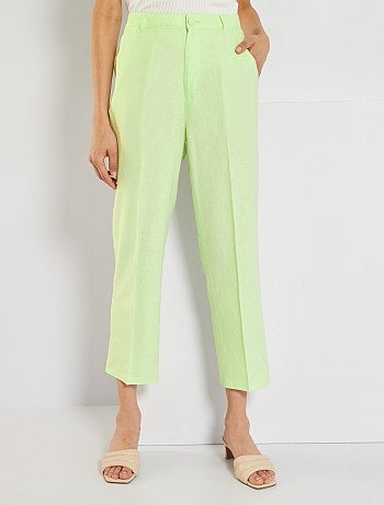 Pantalones de - verde - Kiabi