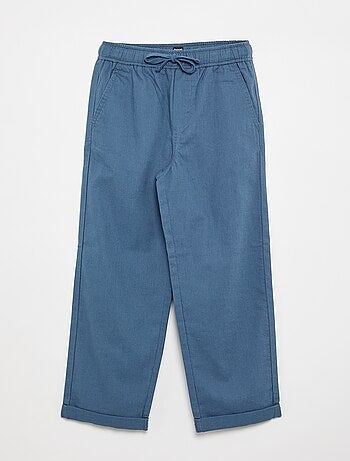 Pantalón de lino y algodón