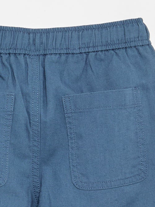 Pantalón de lino y algodón - Kiabi