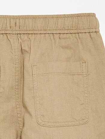 Pantalón de lino y algodón
