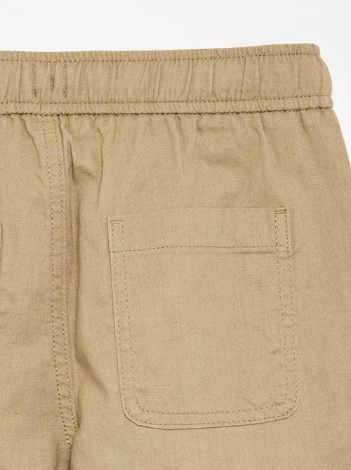 Pantalón de lino y algodón - Kiabi