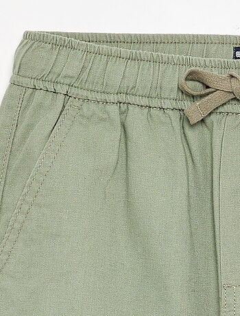 Pantalón de lino y algodón