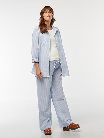 Pantalón de maternidad a rayas