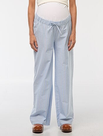 Pantalón de maternidad a rayas