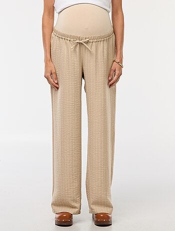 Pantalón de maternidad ancho a rayas