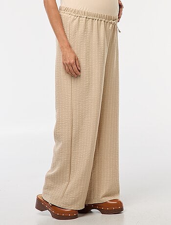 Pantalón de maternidad ancho a rayas