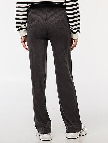 Pantalón de maternidad ancho de canalé