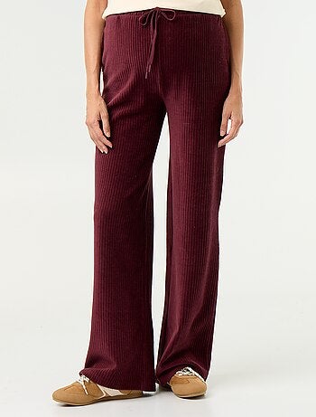 Pantalón de maternidad ancho de pana