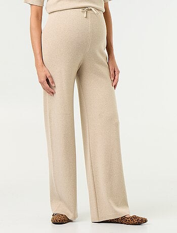 Pantalón de maternidad ancho de punto