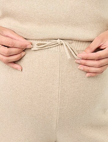 Pantalón de maternidad ancho de punto