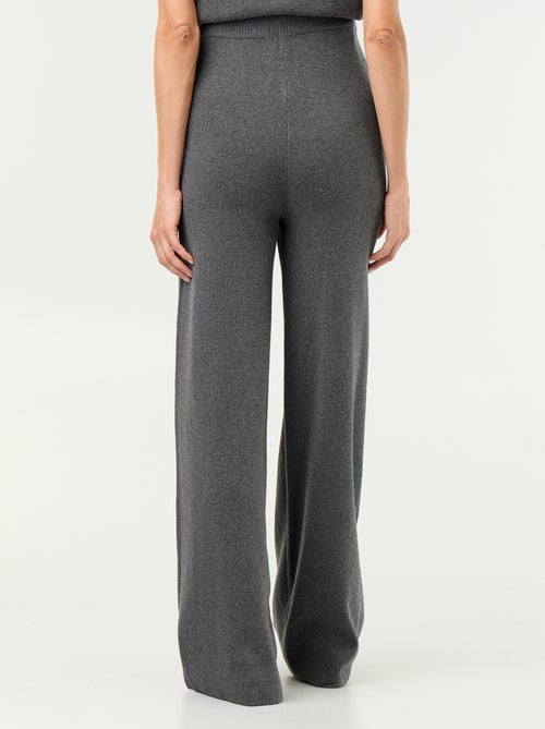 Pantalón de maternidad ancho de punto - Kiabi Pantalón de maternidad ancho de punto - Kiabi