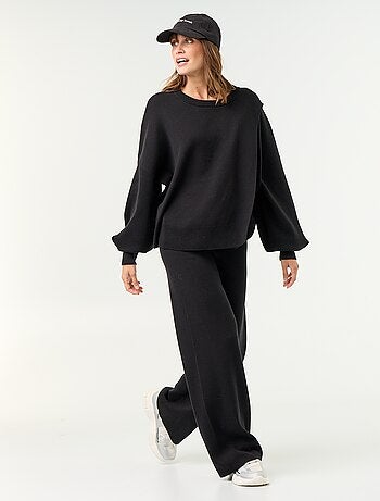 Pantalón de maternidad ancho de punto