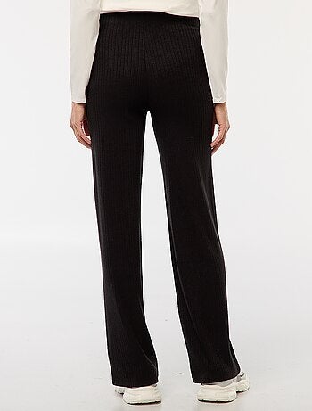 Pantalón de maternidad ancho de canalé