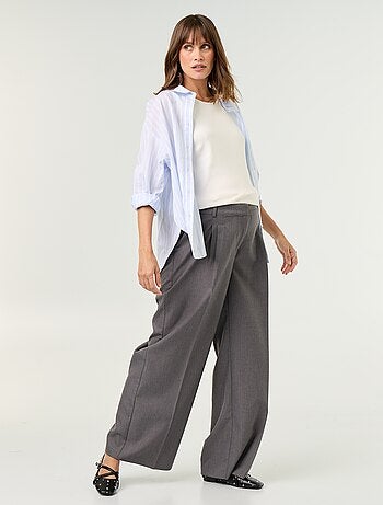 Pantalón de maternidad con pinzas