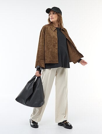 Pantalón de maternidad corte ancho