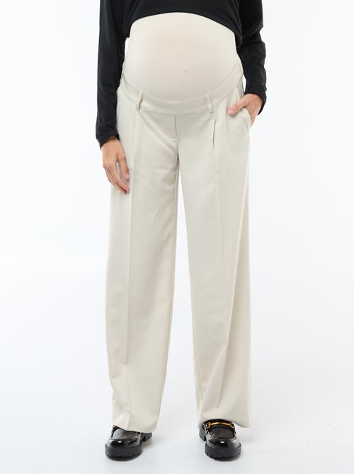 Pantalón de maternidad corte ancho - Kiabi