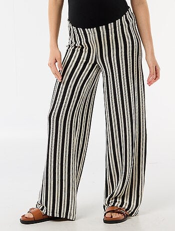 Pantalón de maternidad de punto a rayas