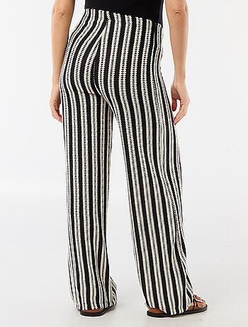 Pantalón de maternidad de punto a rayas