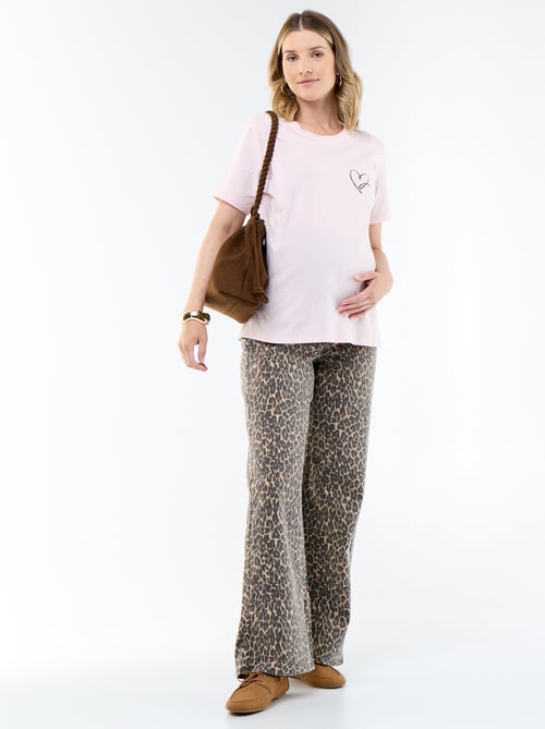 Pantalón de maternidad wide leg - Kiabi