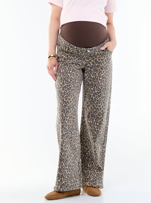 Pantalón de maternidad wide leg - Kiabi