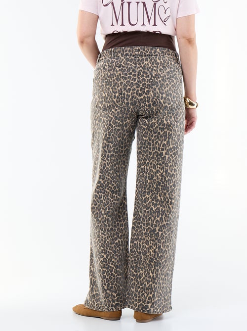 Pantalón de maternidad wide leg - Kiabi