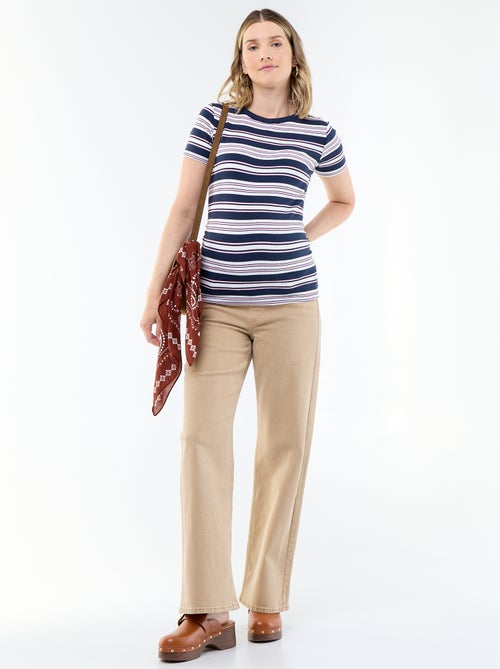 Pantalón de maternidad wide leg - Kiabi