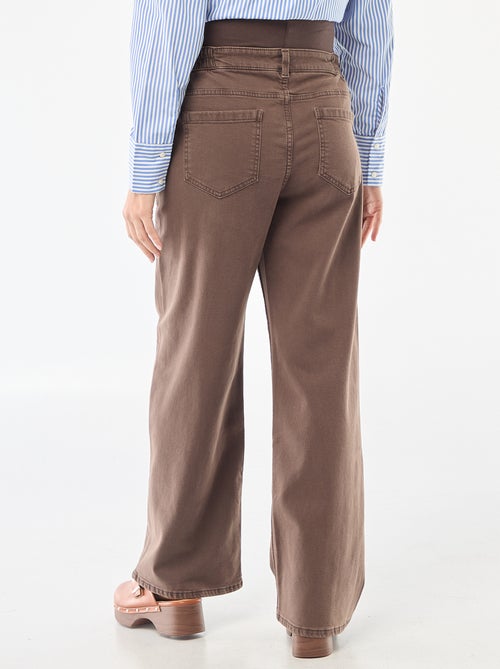 Pantalón de maternidad wide leg - Kiabi